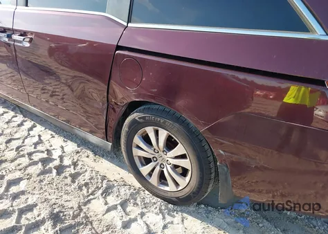 2014 Honda Odyssey Ex-L z USA, uszkodzony, nr VIN 5FNRL5H65EB037784